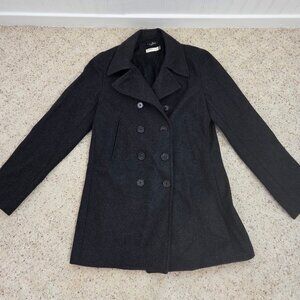 J.Crew Women's Pea Wool Coat NEW Sz LG